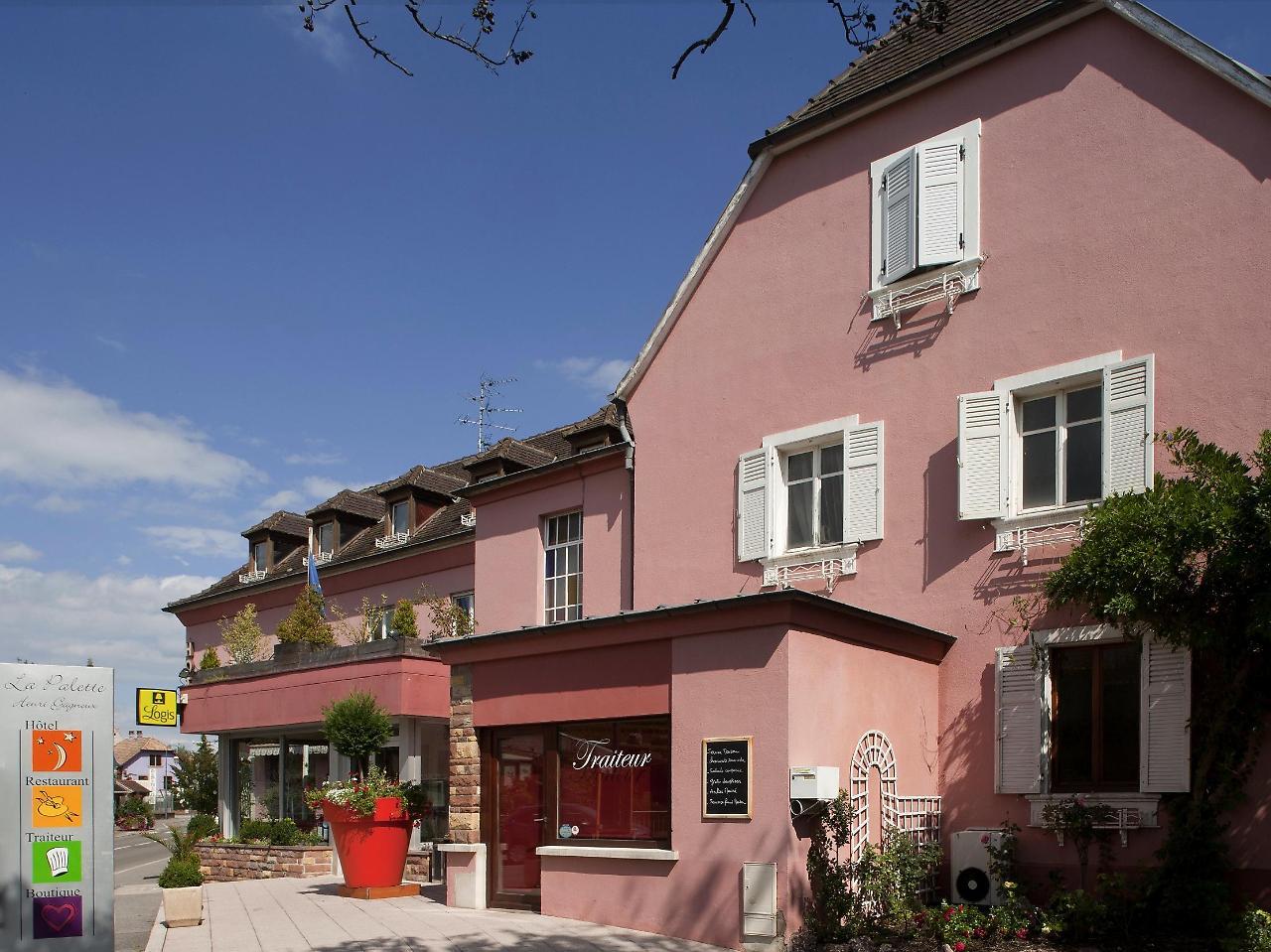 Hotel Restaurant Logis La Palette Wettolsheim Экстерьер фото